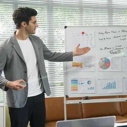 New Detachable Laser Pointer AI Smart Bluetooth Mouse Wireless Touchpad Presenter Remote Voice Recording Deepseek Business Mouse