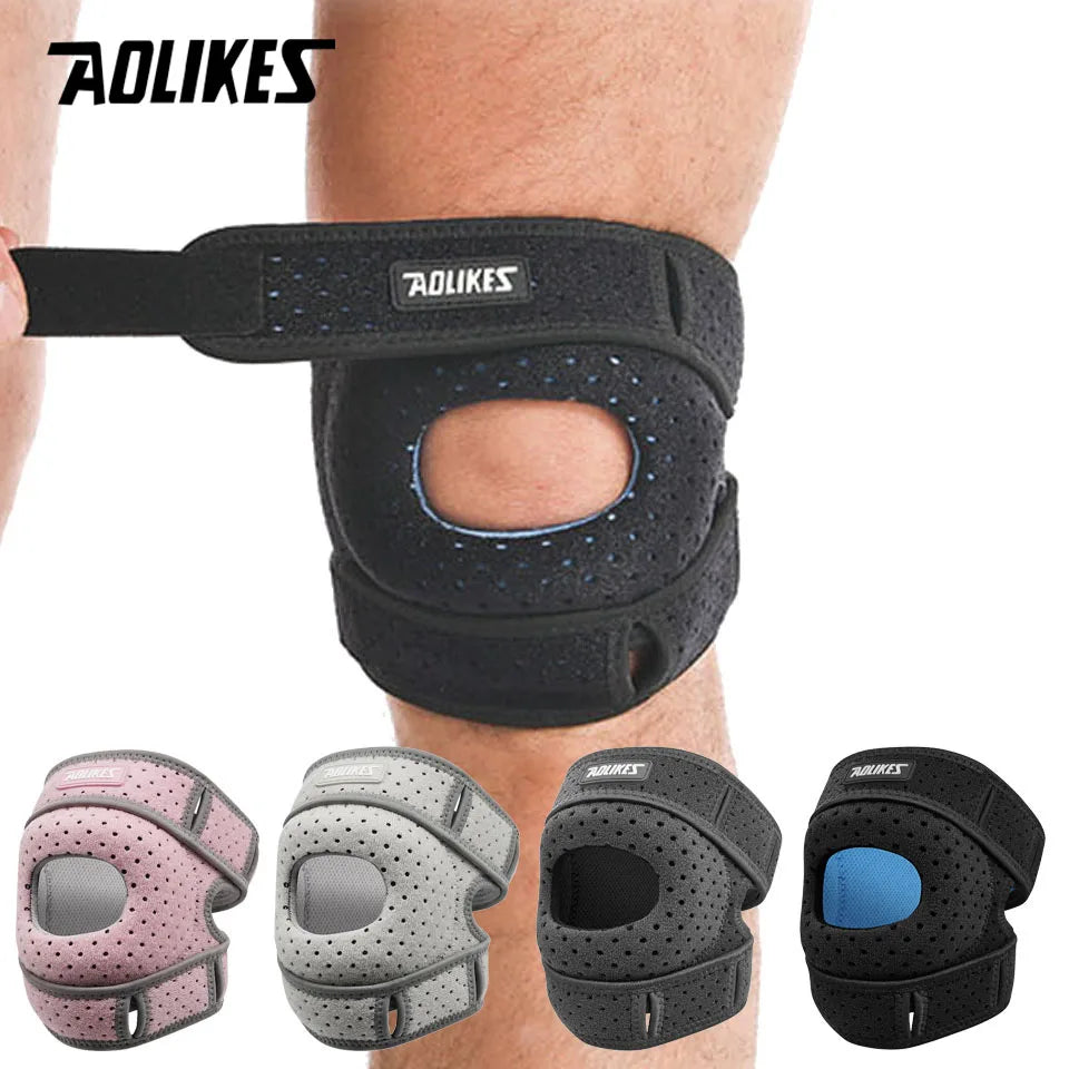 1PC Patella Knee Brace Knee Compression Sleeve Support for Women Men Knee Pain Arthritis Pain Sport Knee Guard Knee Pads