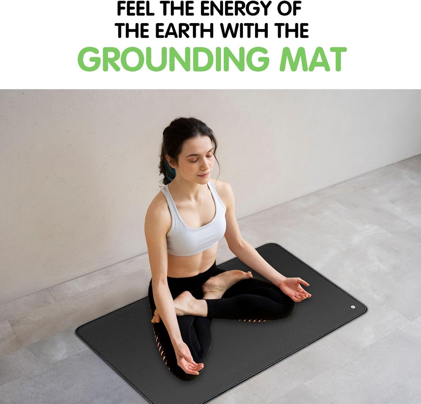 Grounding Mat, Grounding Mat for Bed 23.6 * 35.4. Earth Mat Grounding Pad, Grounding at Home
